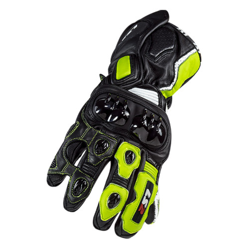 LS2 Swift Mens Leather Motorcycle Gloves