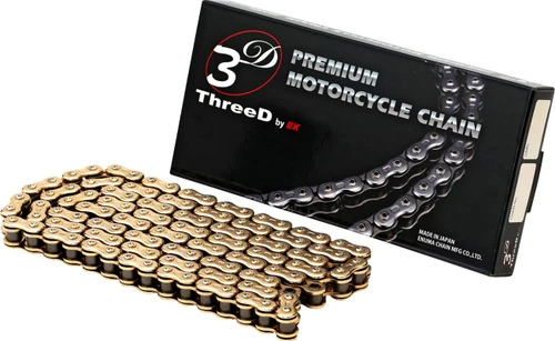 EK 530 L3D Gold Drive Chain 120 Links (530L3D-120G)