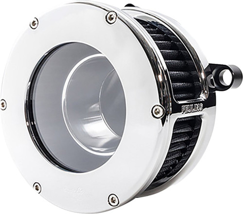 Feuling BA Air Cleaner Kit Chrome/Clear with Black Filter (5578)