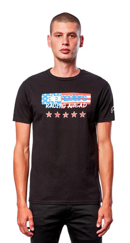 Alpinestars USA Again Mens Short Sleeve T-Shirt