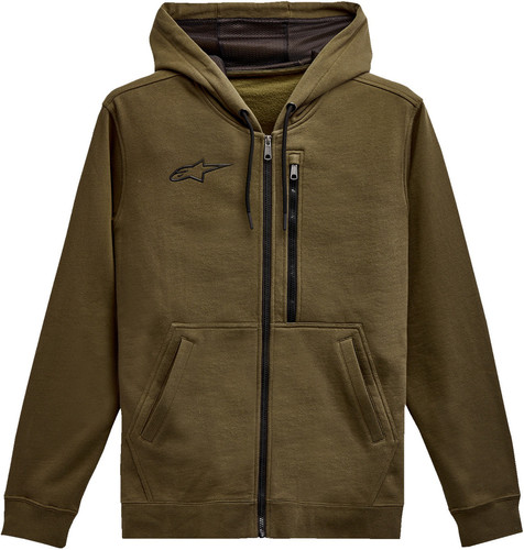 Alpinestars Asymmetrical Mens Zip Up Hoody