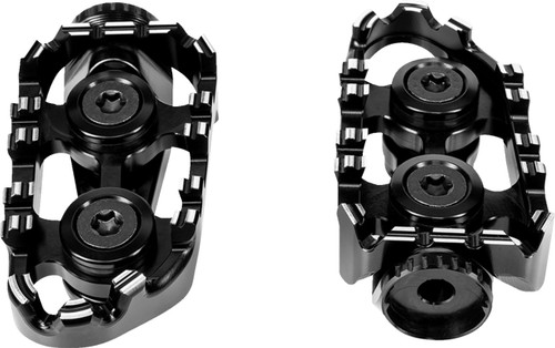 Gilles Tech-X Enduro Black Driver Footpegs (RGK-109-UF35-SET-B)