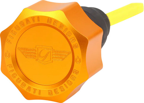 Figurati Performance Engine Oil Dipstick | Magnetic | Curved Gold (FDP01-TCSM-G)