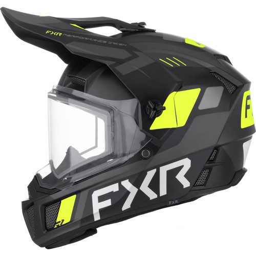 FXR Clutch X Youth Snow Helmet w/Dual Pane Shield