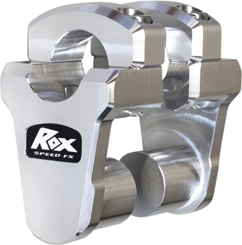 Rox Speed FX 2" Pivoting Bar Chrome Risers for 1 1/8" Handlebars (1R-P2PP)