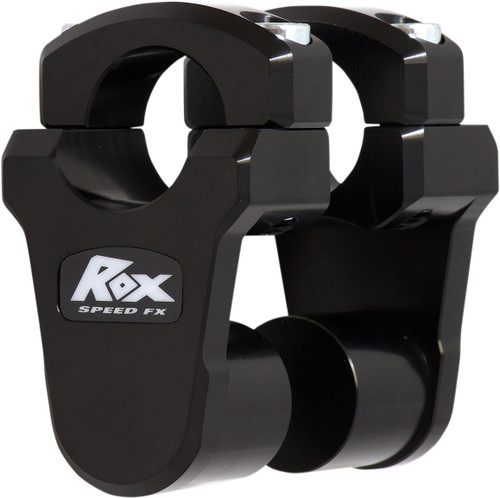 Rox Speed FX 2" Pivoting Handlebar Risers | Black Aluminum (1R-P13RIN)