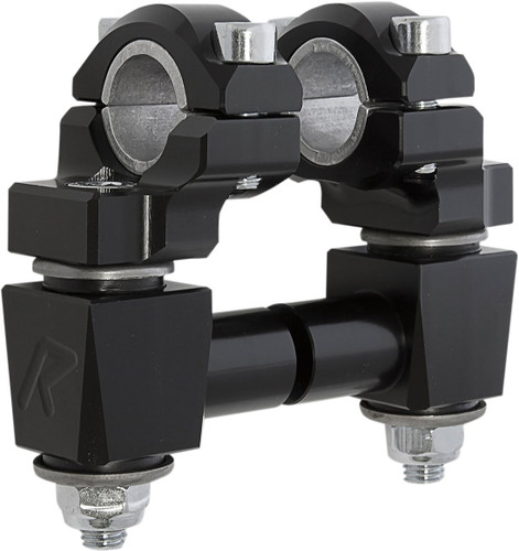 Rox Speed FX 2" Elite Anti-Vibration Pivot Black Handlebar Risers (1R-AV2SEK)