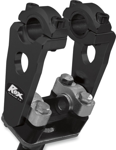 Rox Speed FX 3.5" Pivoting Bar Black Risers (1R-P3SEK)