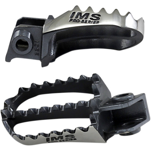 IMS Pro-Series Footpegs | Black/Silver (293301-4)