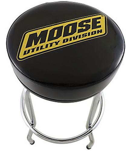 Moose Utility Logo Bar Stool w/Chrome Legs