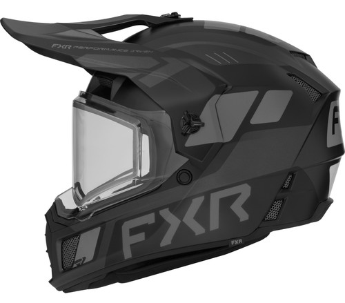 FXR Clutch X Snow Helmet w/Dual Pane Shield