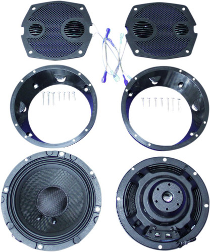 J&M Rokker XXR 6.71" Front Speaker Kit (HC13-6712GTM-XXR)