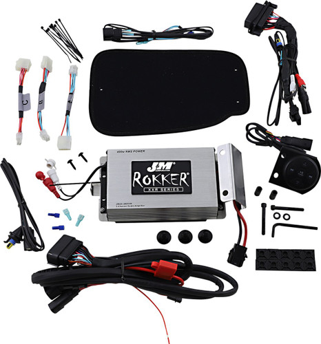 J&M Rokker XXR 400W Bluetooth Controlled Amplifier Kit (JAMP-400RK14BLU)