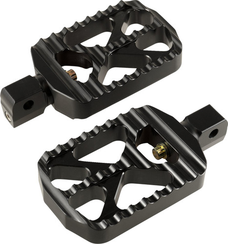 Joker Machine Bear Claw Footpegs - Black (08-646-5B)