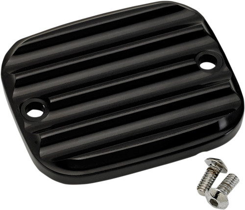 Joker Machine Front Brake Master Cylinder Cover | Finned | Black (951019-1)