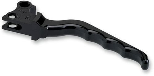 Joker Machine Billet Aluminum Mechanical Grooved Clutch Lever | Black (03-31BLK)