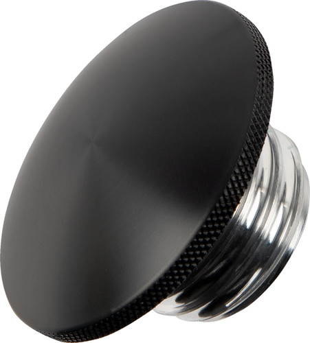 Joker Machine Aluminum Gas Cap | Knurled | Black (10-444B)