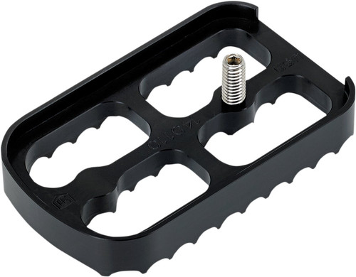Joker Machine Billet Aluminum Serrated Brake Pedal Cover| Black (08-641B)