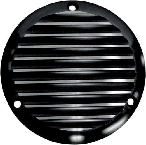 Joker Machine Billet Aluminum Finned Derby Cover | Black (06-98TC)