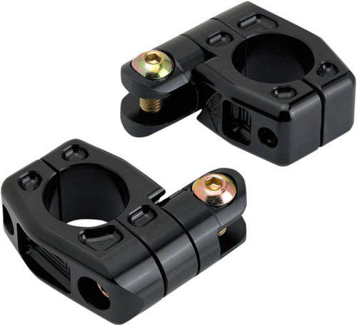 Joker Machine Highway Peg Mounts | 1.25" Diameter | Black (08-643-1B)