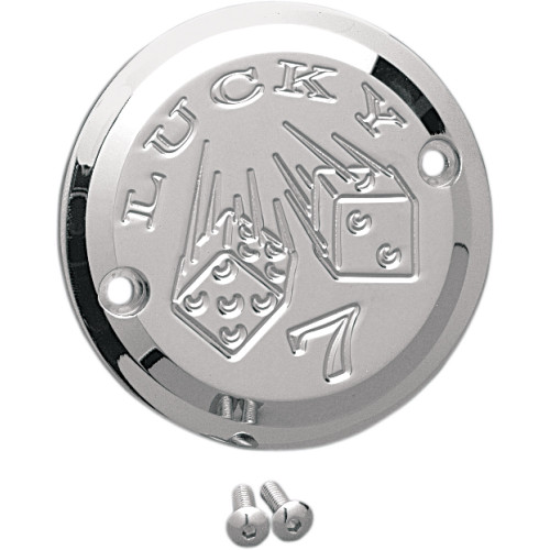 Joker Machine Points Cover - 2-Hole - Lucky 7 - Chrome (921102L)
