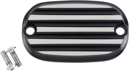 Joker Machine Rear Master Cylinder Cover | Finned | Black/Silver (08-01-2)