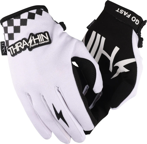Thrashin Supply Go Fast Stealth Mens Textile Motorcycle Gloves