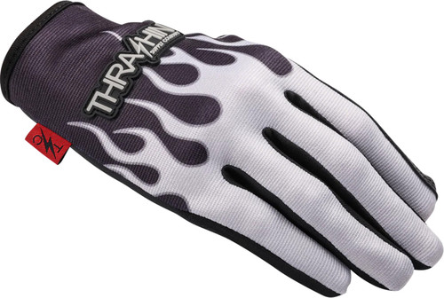 Thrashin Supply Flame Stealth Mens Textile Motorcycle Gloves