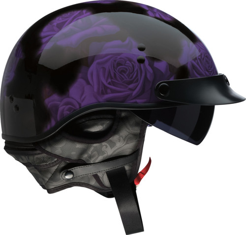 Z1R Vagrant Rose NC Motorcycle Half Helmet