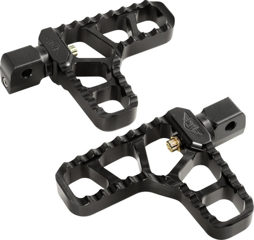 Joker Machine Serrated Heel Pegs | Black (08-62-8B)
