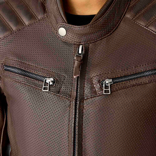 RST Roadster Air D3O Womens Leather Motorcycle Jacket