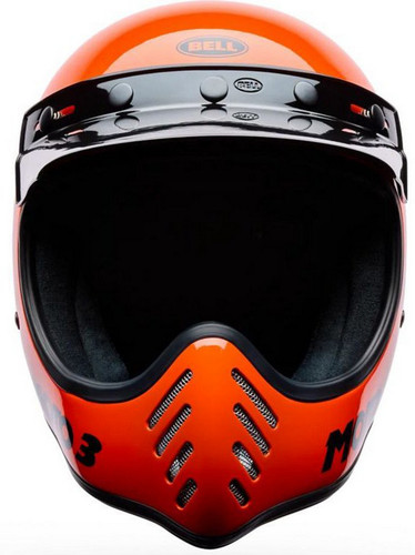 Bell Moto-3 Classic Solid Motorcycle Helmet