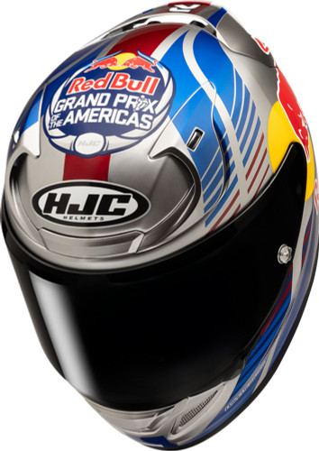 HJC RPHA 12N Red Bull Austin Motorcycle Helmet