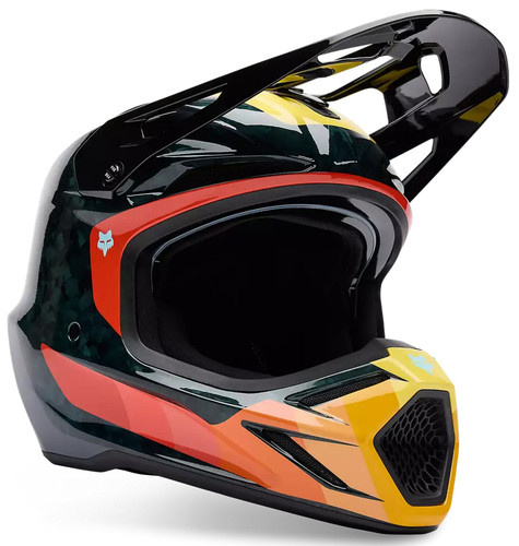Fox Racing V3 RS Grid MX Offroad Helmet