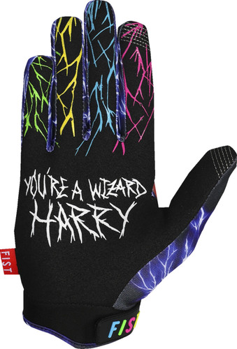 Fist Strapped Harry Bink Emoji Kids MX Offroad Gloves