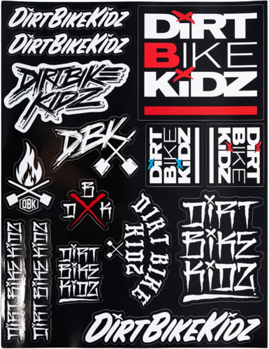 DBK 8.5"x11" Slap Pack Sticker Sheet