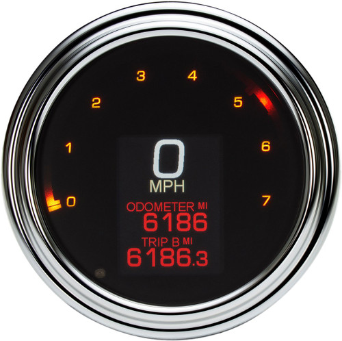 Dakota Digital MLX-2000 Series Tank Speedometer w/Chrome Bezel (MLX-2011)