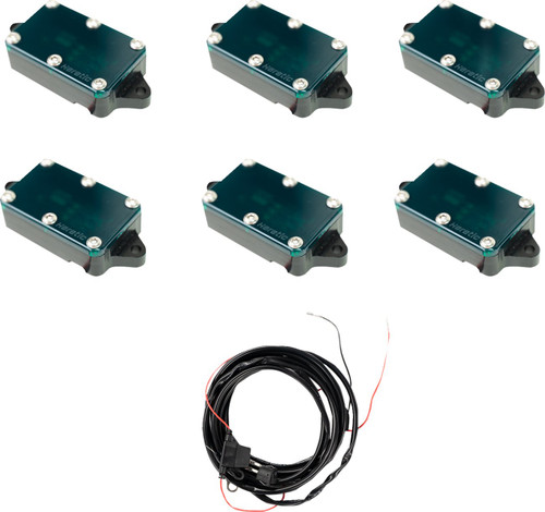 Heretic LED Rock Light w/Green Lens (6 Pack) (70026)