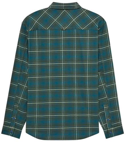 Fox Racing Survivalist Stretch Mens Button Up LS Flannel Shirt
