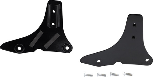 Khrome Werks Sissy Bar Side Plates | Black (263855)