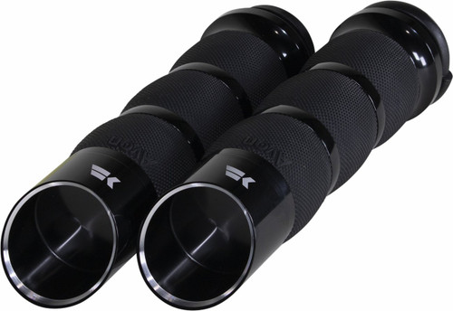 Khrome Werks Edge Air Cushion Grips | TBW | Black (500150)