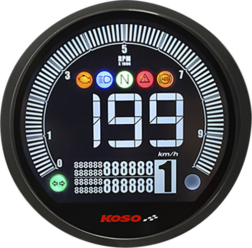 Koso DL-04 Multifunction Speedometer (BA077001)