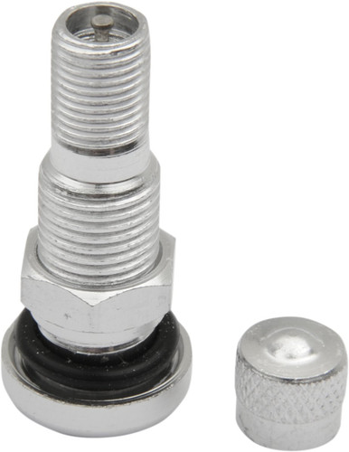 K&L Straight Valve Stem | Silver (32-2977)