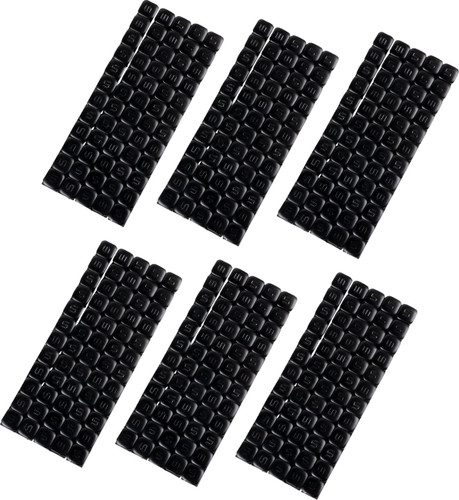 K&L Quickstick 5 Gram Square Wheel Weights | Black | 360 Pack (32-3493)