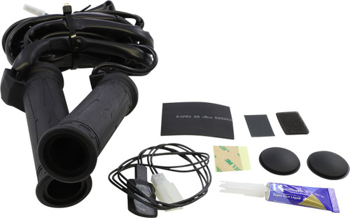 Koso Apollo Heated Grips w/ Thumb Warmer - 7/8" x 130mm (AX073210)