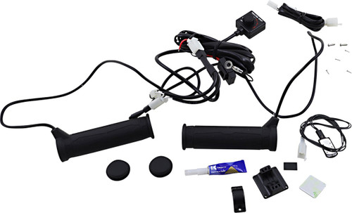 Koso Heated Grip Kit with LED Indicator & Thumb Warmer for Snow/ATV (AM10711F)