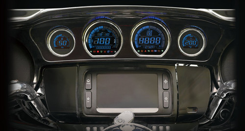 Koso HD-03 Four-Piece LCD Gauge Kit (BA064902)