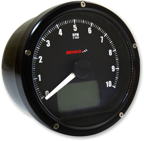 Koso TNT-01R Universal Electronic Speedometer/Tachometer | Black (BA035K00)