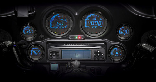 Koso HD-02 Six-Piece Digital Gauge Kit | Black (BA050907)