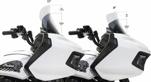 Klock Werks Flare 14" Tall Clear Windshield (KWW-04-0497)